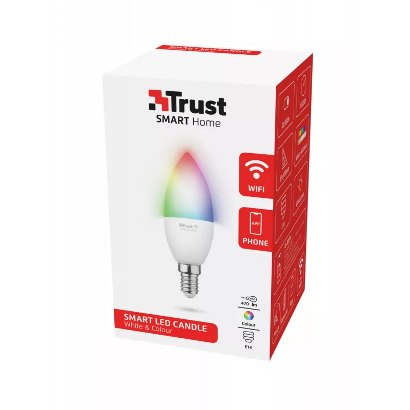 Smarte Glühbirne Trust 71280 Wi-Fi Weiß 100 mm