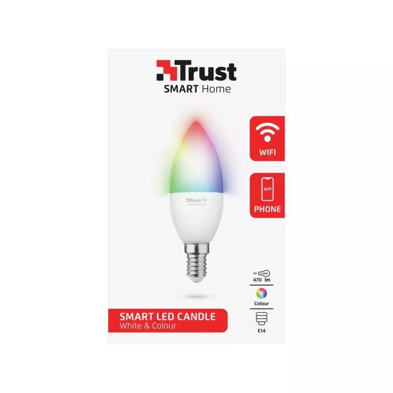 Smarte Glühbirne Trust 71280 Wi-Fi Weiß 100 mm