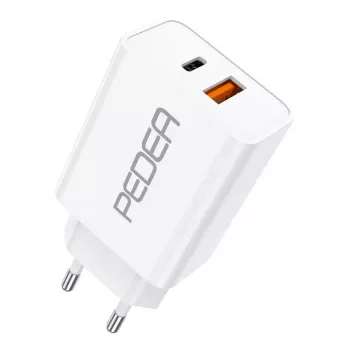 Ladegerät für Mobilgeräte PEDEA 60040100 Universal Weiß AC Schnellladung Innenbereich