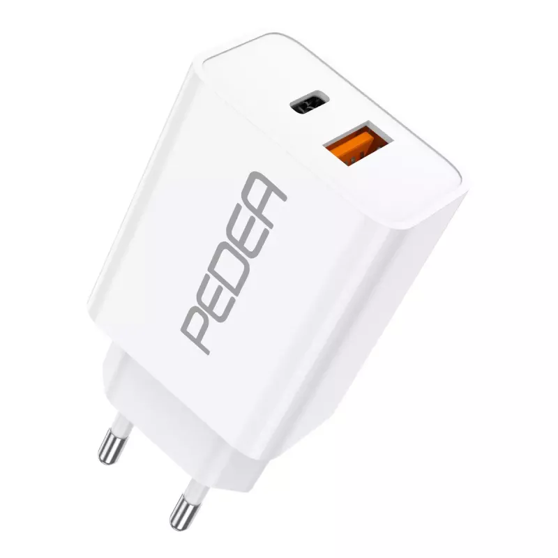 Ladegerät für Mobilgeräte PEDEA 60040100 Universal Weiß AC Schnellladung Innenbereich
