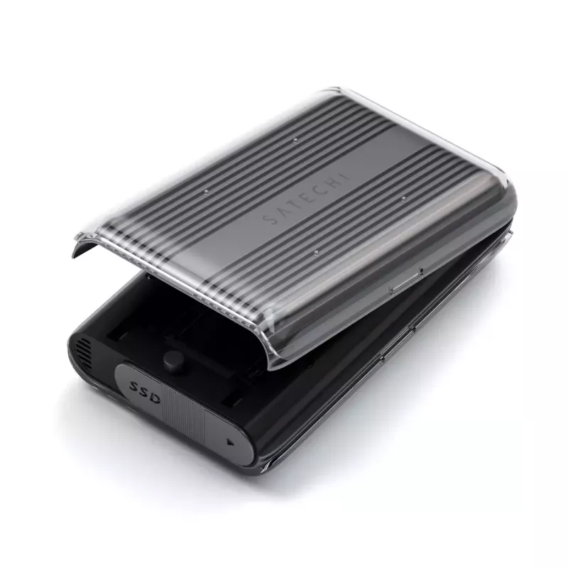 SSD-Gehäuse Satechi USB4 NVMe SSD Pro 4 TB 40 Gbit/s Grau Transparent