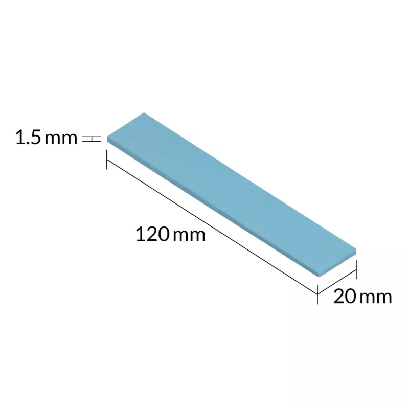 ARCTIC TP-3 Premium Performance Wärmeleitpad 120 x 20 mm, 1,5 mm