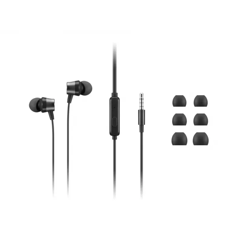 Lenovo 4XD1J77352 Kopfhörer/Headset Kabelgebunden Im Ohr Büro/Callcenter Schwarz