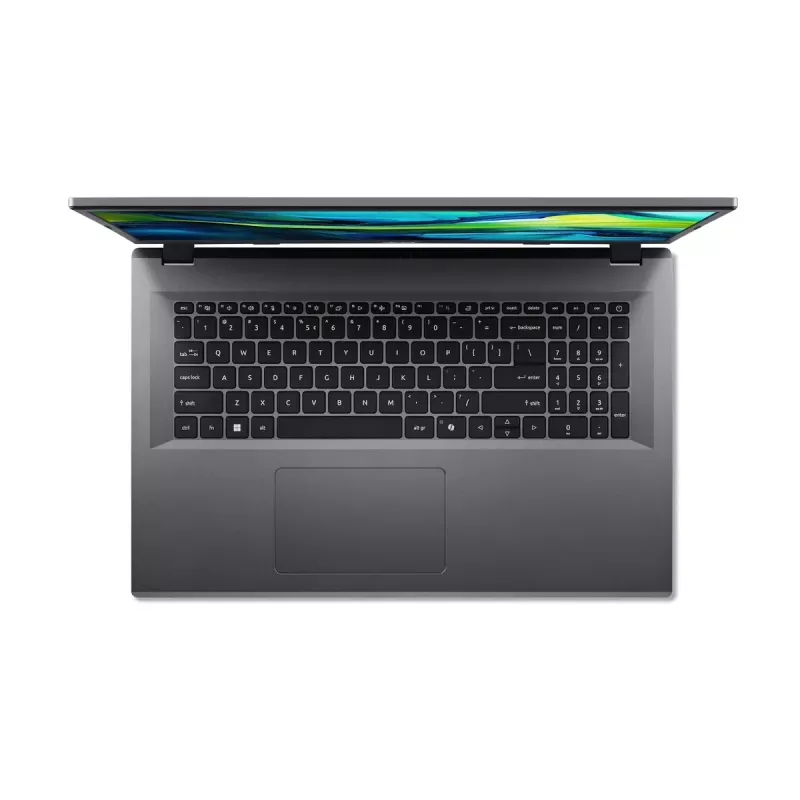 Laptop Acer Aspire Go 17 AG17-31P-36CG — 17,3 Zoll Full HD, Intel Core 3 N355, 8 GB LPDDR5, 512 GB SSD, eShell, Grau