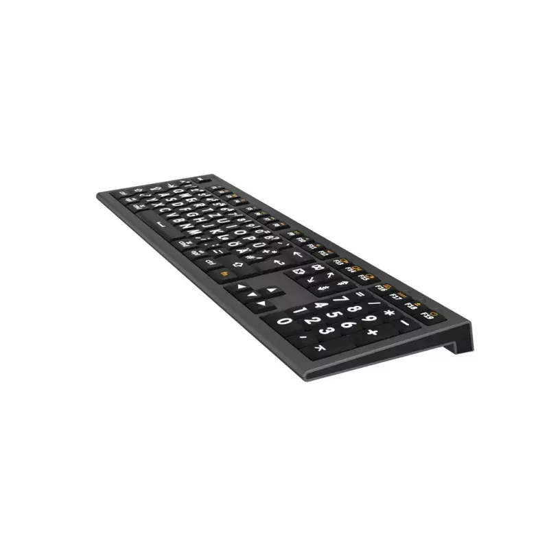 Logickeyboard LKB-LPWB-A2M-DE Tastatur Universal USB QWERTZ Deutsch Schwarz