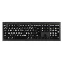 Logickeyboard LKB-LPWB-A2M-DE Tastatur Universal USB QWERTZ Deutsch Schwarz