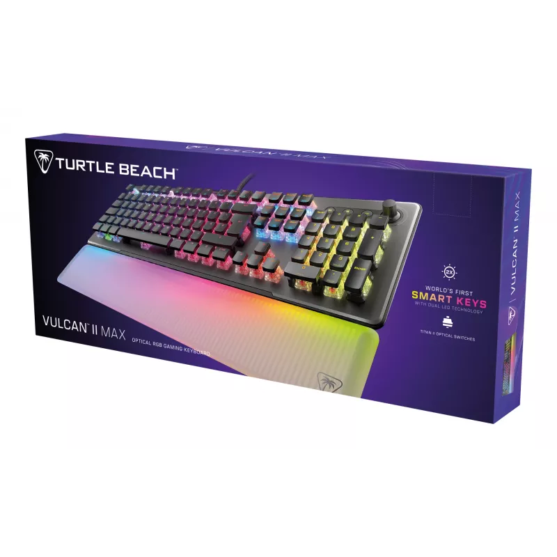Turtle Beach Vulcan II Max Tastatur Gaming USB QWERTZ Schwarz