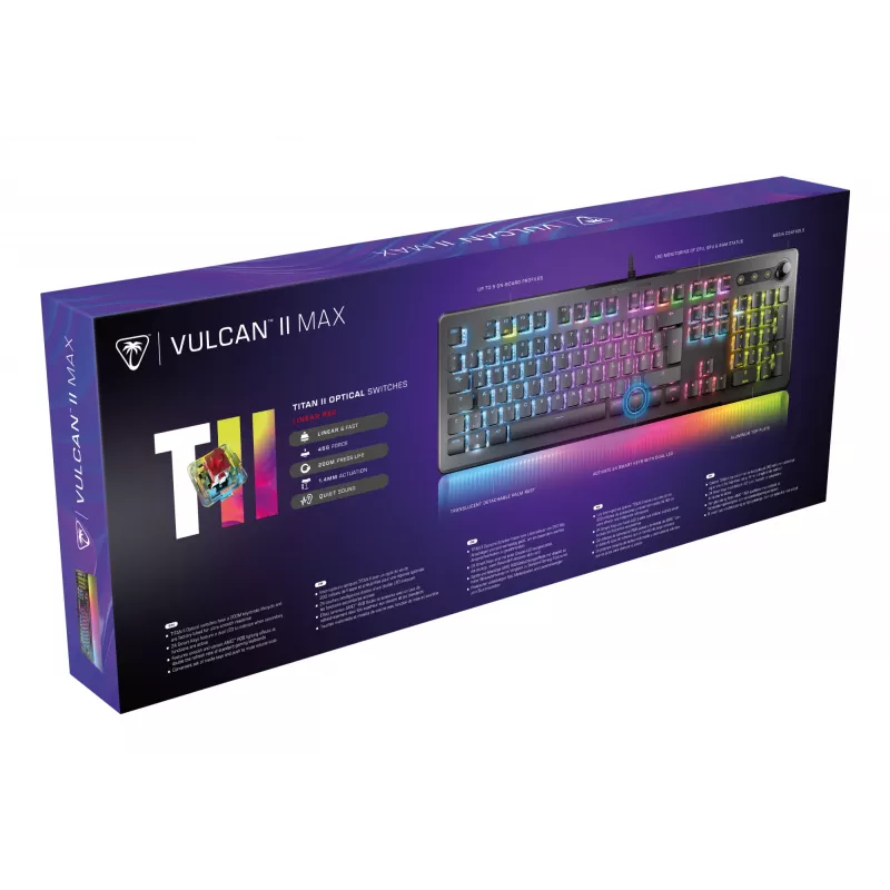 Turtle Beach Vulcan II Max Tastatur Gaming USB QWERTZ Schwarz