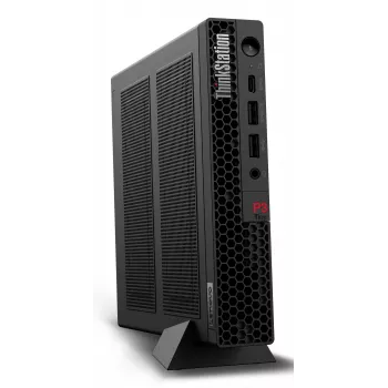 Lenovo ThinkStation P3 Tiny Intel® Core™ i9 i9-14900 64 GB DDR5-SDRAM 1 TB SSD Windows 11 Pro Mini PC Workstation Schwarz