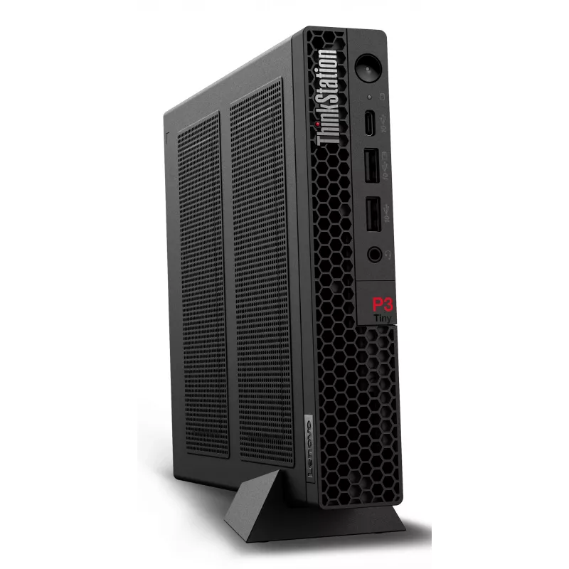 Lenovo ThinkStation P3 Tiny Intel® Core™ i9 i9-14900 64 GB DDR5-SDRAM 1 TB SSD Windows 11 Pro Mini PC Workstation Schwarz