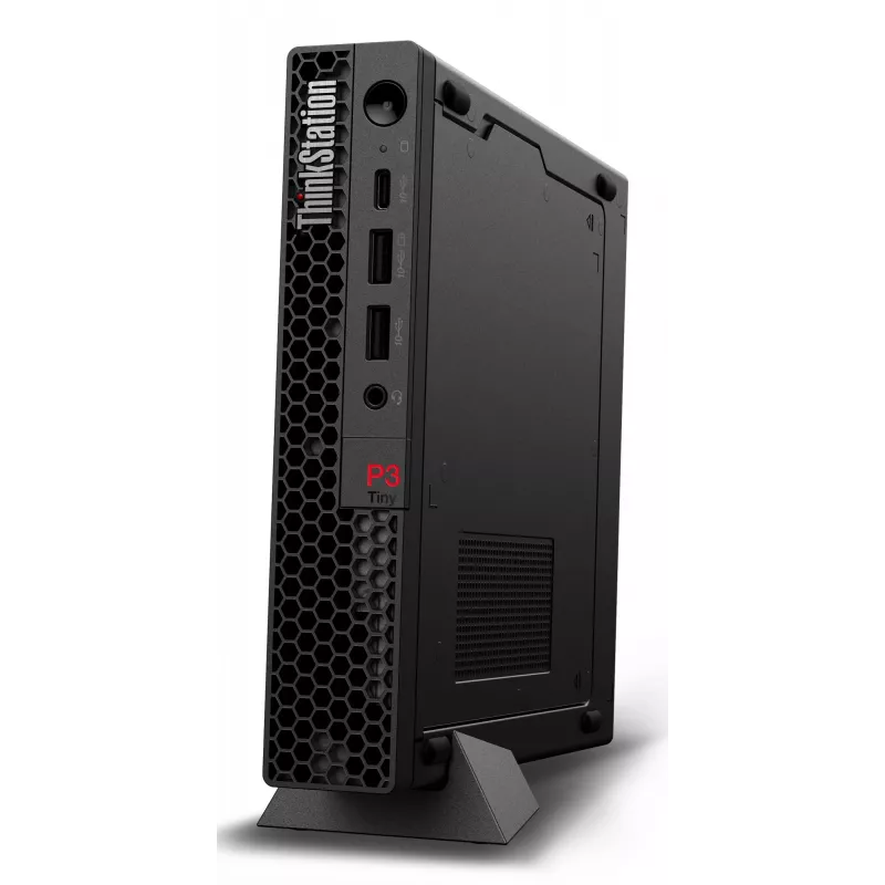 Lenovo ThinkStation P3 Tiny Intel® Core™ i9 i9-14900 64 GB DDR5-SDRAM 1 TB SSD Windows 11 Pro Mini PC Workstation Schwarz