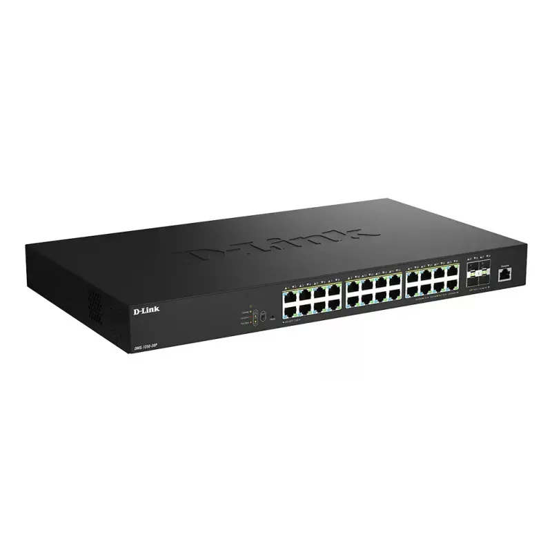 D-Link 28-Port 2.5G Multi-Gigabit PoE++ Smart Managed Switch mit 4 x 10G SFP+ Ports