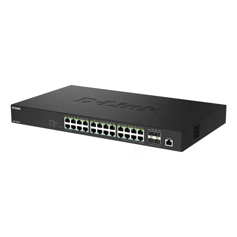 D-Link 28-Port 2.5G Multi-Gigabit PoE++ Smart Managed Switch mit 4 x 10G SFP+ Ports