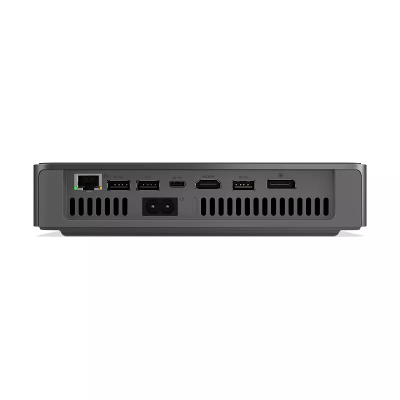 Lenovo IdeaCentre Mini 01Q8X10 Snapdragon X1-26-100 32 GB LPDDR5x-SDRAM 1 TB SSD Windows 11 Home Mini-PC Grau