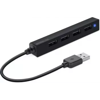 Hub SPEEDLINK SNAPPY schlank 480 Mbit/s Schwarz