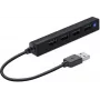 Hub SPEEDLINK SNAPPY schlank 480 Mbit/s Schwarz