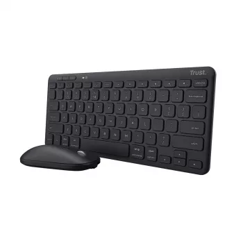 Trust Lyra Tastatur Maus enthalten Büro RF Wireless + Bluetooth QWERTZ Deutsch Schwarz