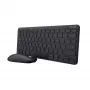 Trust Lyra Tastatur Maus enthalten Büro RF Wireless + Bluetooth QWERTZ Deutsch Schwarz