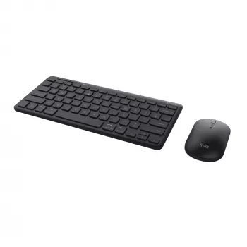 Trust Lyra Tastatur Maus enthalten Büro RF Wireless + Bluetooth QWERTZ Deutsch Schwarz