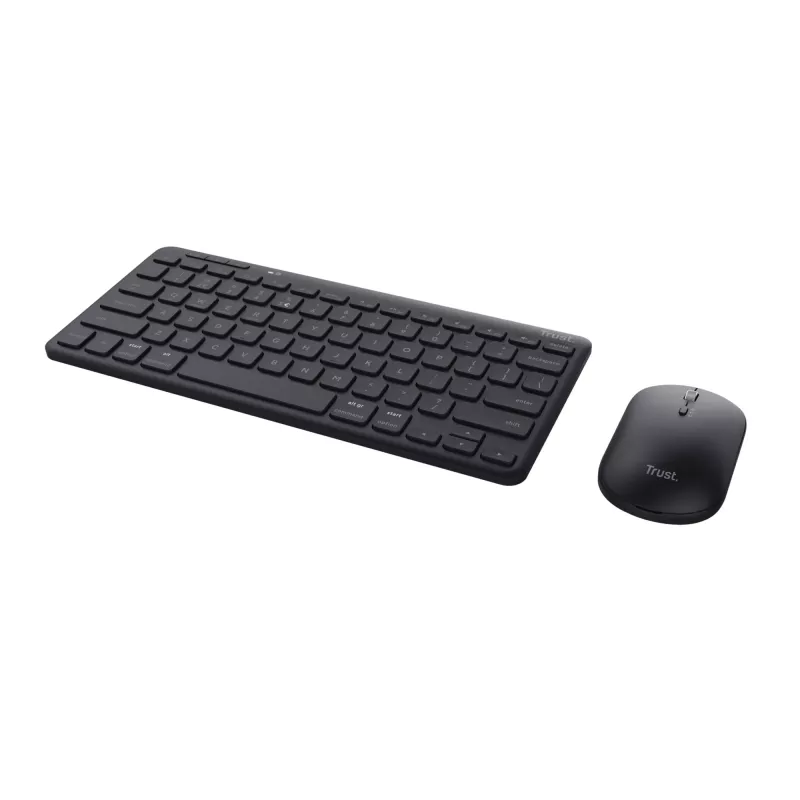 Trust Lyra Tastatur Maus enthalten Büro RF Wireless + Bluetooth QWERTZ Deutsch Schwarz