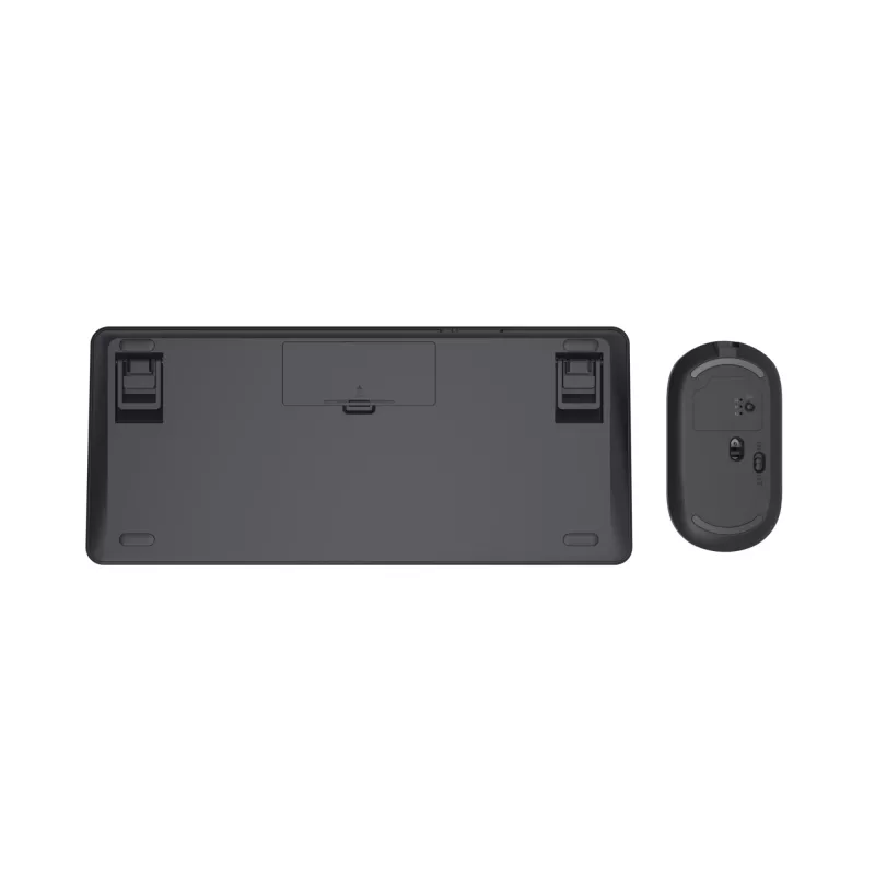 Trust Lyra Tastatur Maus enthalten Büro RF Wireless + Bluetooth QWERTZ Deutsch Schwarz