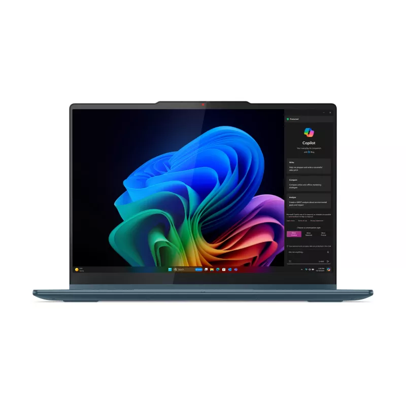Lenovo Yoga 7 2-in-1 14AKP10 Copilot+ PC AMD Ryzen™ AI 5 340 Hybrid (2-in-1) 35,6 cm (14 Zoll) Touchscreen WUXGA 16 GB LPDDR5x-SDRAM 512 GB SSD Wi-Fi 7 (802.11be) Windows 11 Home Teal