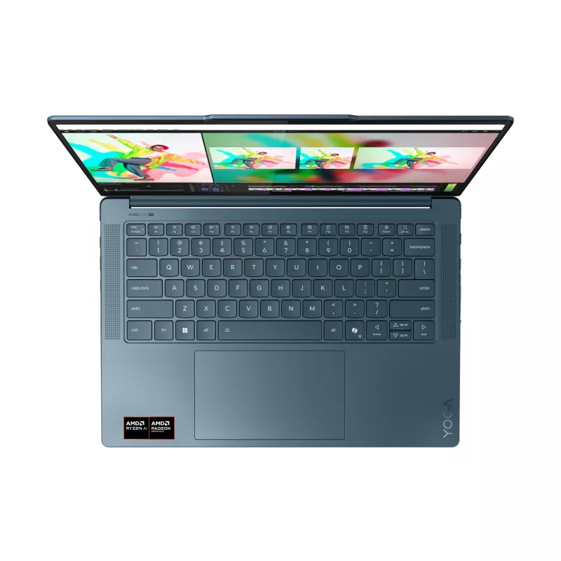 Lenovo Yoga Pro 7 14AKP10 Copilot+ PC AMD Ryzen™ AI 7 350 Laptop 36,8 cm (14,5 Zoll) 3K 32 GB LPDDR5x-SDRAM 1 TB SSD Wi-Fi 7 (802.11be) Windows 11 Pro Deutsch Teal