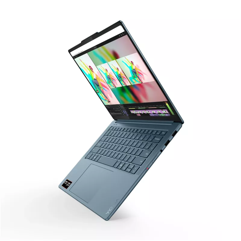 Lenovo Yoga Pro 7 14AKP10 Copilot+ PC AMD Ryzen™ AI 7 350 Laptop 36,8 cm (14,5 Zoll) 3K 32 GB LPDDR5x-SDRAM 1 TB SSD Wi-Fi 7 (802.11be) Windows 11 Pro Deutsch Teal