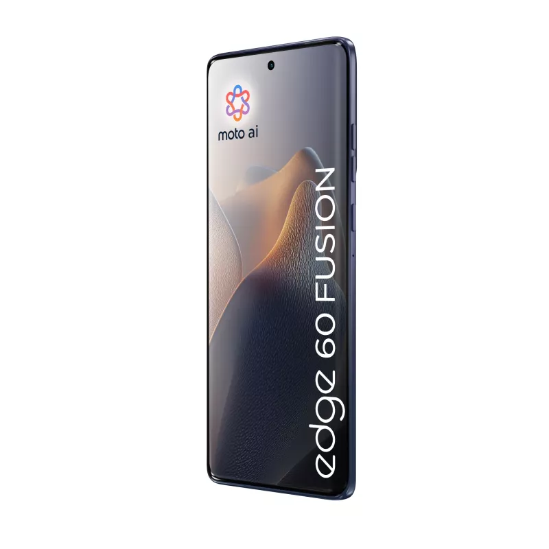 Smartphone Motorola edge 60 fusion — 6,67 Zoll OLED, MediaTek Dimensity 7300, 8 GB RAM, 256 GB, 50+13 MP, 5200 mAh, Dual SIM, Grau