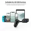Ugreen 50875 mobiles Ladegerät MP4, mobiler Computer Schwarz Zigarettenanzünder Auto