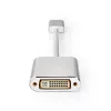 Nedis CCTB37250AL02 Videoadapterkabel 0,2 m DisplayPort DVI-D Silber