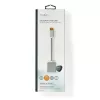 Nedis CCTB37250AL02 Videoadapterkabel 0,2 m DisplayPort DVI-D Silber