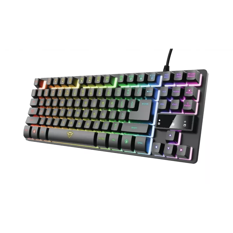 Trust GXT 794 Tastatur Maus enthalten Gaming USB QWERTZ Deutsch Schwarz