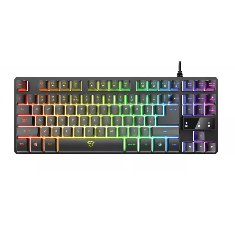 Trust GXT 794 Tastatur Maus enthalten Gaming USB QWERTZ Deutsch Schwarz