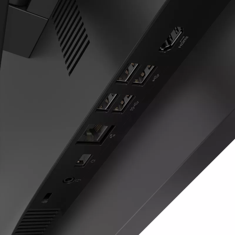 Lenovo V100 Intel® N N100 60,5 cm (23,8 Zoll) 1920 x 1080 Pixel All-in-One-PC 8 GB DDR4-SDRAM 256 GB SSD Windows 11 Pro Wi-Fi 6 (802.11ax) Schwarz
