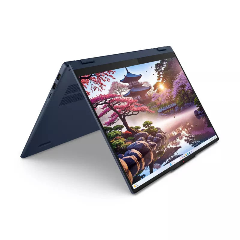 Lenovo IdeaPad 5 2-in-1 16AKP10 Copilot+ PC AMD Ryzen™ AI 5 340 Hybrid (2-in-1) 40,6 cm (16 Zoll) Touchscreen WUXGA 16 GB LPDDR5x-SDRAM 512 GB SSD Wi-Fi 7 (802.11be) Windows 11 Home Blau