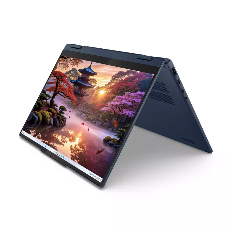 Lenovo IdeaPad 5 2-in-1 14AKP10 Copilot+ PC AMD Ryzen™ AI 7 350 Hybrid (2-in-1) 35,6 cm (14 Zoll) Touchscreen WUXGA 16 GB LPDDR5x-SDRAM 1 TB SSD Wi-Fi 7 (802.11be) Windows 11 Home Blau