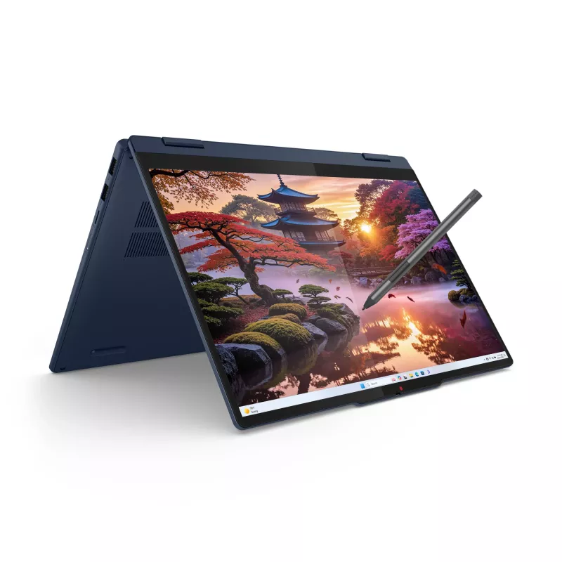 Lenovo IdeaPad 5 2-in-1 14AKP10 Copilot+ PC AMD Ryzen™ AI 7 350 Hybrid (2-in-1) 35,6 cm (14 Zoll) Touchscreen WUXGA 16 GB LPDDR5x-SDRAM 1 TB SSD Wi-Fi 7 (802.11be) Windows 11 Home Blau