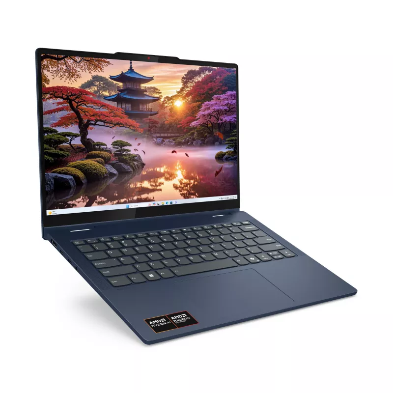 Lenovo IdeaPad 5 2-in-1 14AKP10 Copilot+ PC AMD Ryzen™ AI 7 350 Hybrid (2-in-1) 35,6 cm (14 Zoll) Touchscreen WUXGA 16 GB LPDDR5x-SDRAM 1 TB SSD Wi-Fi 7 (802.11be) Windows 11 Home Blau