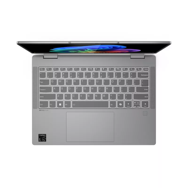Lenovo IdeaPad 5 2-in-1 14Q8X9 Copilot+ PC Snapdragon X1P-42-100 Hybrid (2-in-1) 35,6 cm (14 Zoll) Touchscreen WUXGA 24 GB LPDDR5x-SDRAM 1 TB SSD Wi-Fi 7 (802.11be) Windows 11 Home Grau