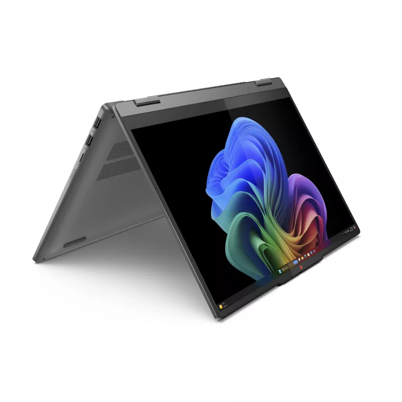 Lenovo IdeaPad 5 2-in-1 14Q8X9 Copilot+ PC Snapdragon X1P-42-100 Hybrid (2-in-1) 35,6 cm (14 Zoll) Touchscreen WUXGA 24 GB LPDDR5x-SDRAM 1 TB SSD Wi-Fi 7 (802.11be) Windows 11 Home Grau