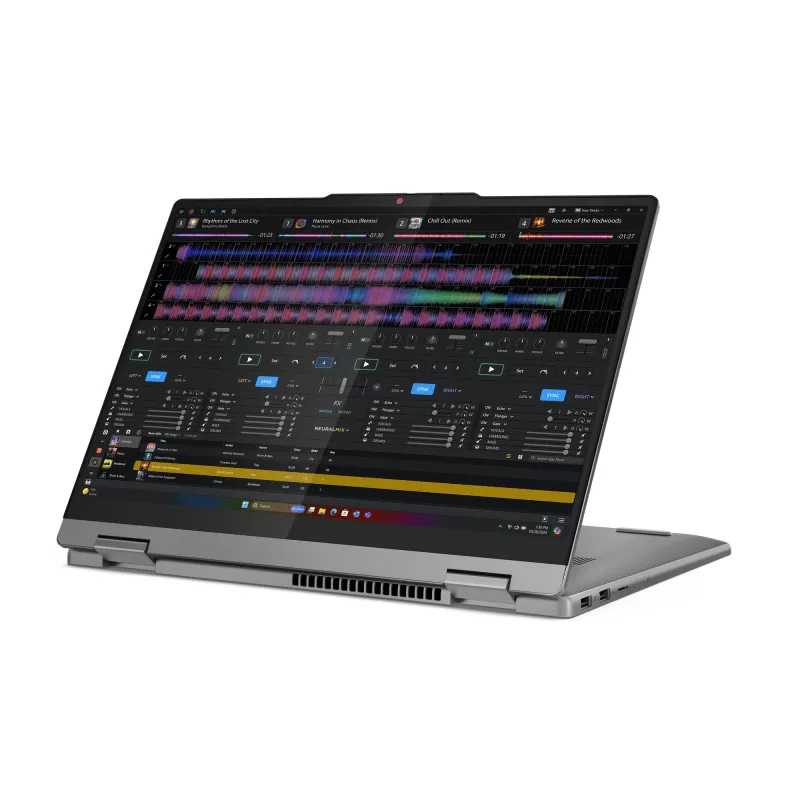 Lenovo IdeaPad 5 2-in-1 14Q8X9 Copilot+ PC Snapdragon X1P-42-100 Hybrid (2-in-1) 35,6 cm (14 Zoll) Touchscreen WUXGA 24 GB LPDDR5x-SDRAM 1 TB SSD Wi-Fi 7 (802.11be) Windows 11 Home Grau