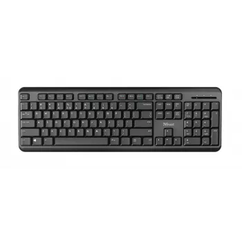 Trust TK-350 Tastatur Office RF Wireless QWERTZ Deutsch Schwarz