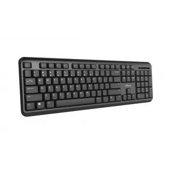 Trust TK-350 Tastatur Office RF Wireless QWERTZ Deutsch Schwarz