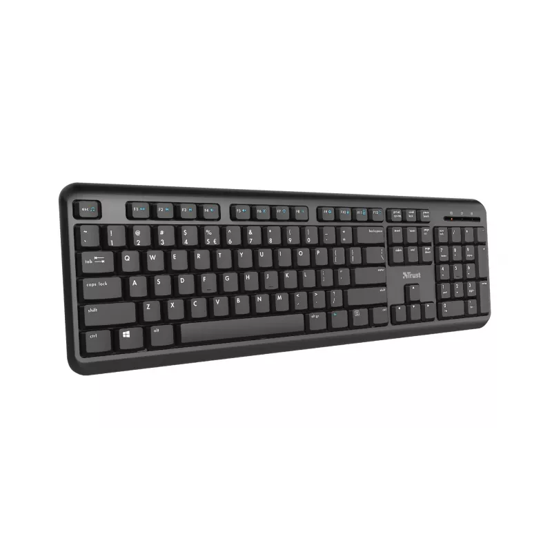 Trust TK-350 Tastatur Office RF Wireless QWERTZ Deutsch Schwarz