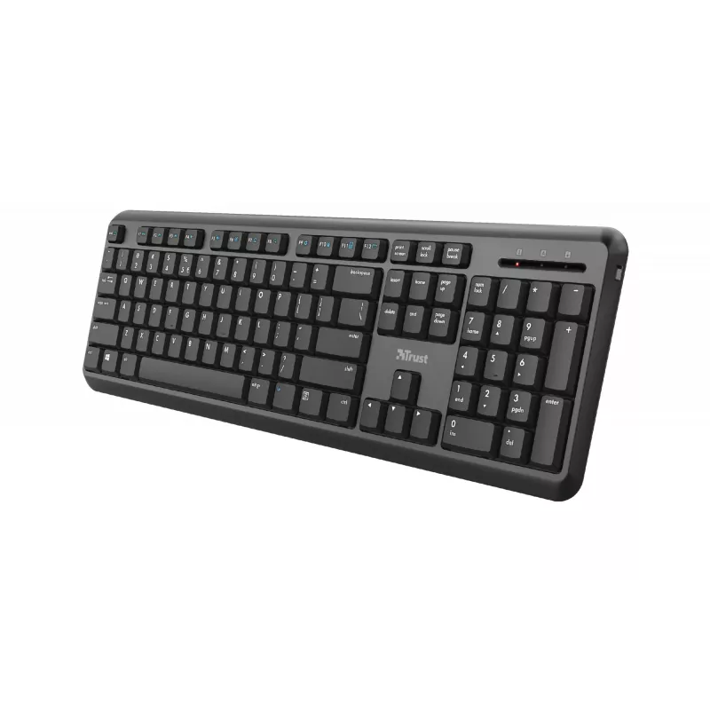 Trust TK-350 Tastatur Office RF Wireless QWERTZ Deutsch Schwarz