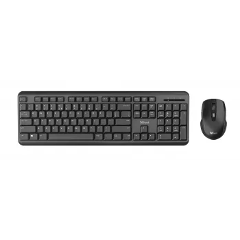Trust TKM-350 Tastatur Maus inklusive Office RF Wireless QWERTZ Deutsch Schwarz