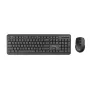 Trust TKM-350 Tastatur Maus inklusive Office RF Wireless QWERTZ Deutsch Schwarz