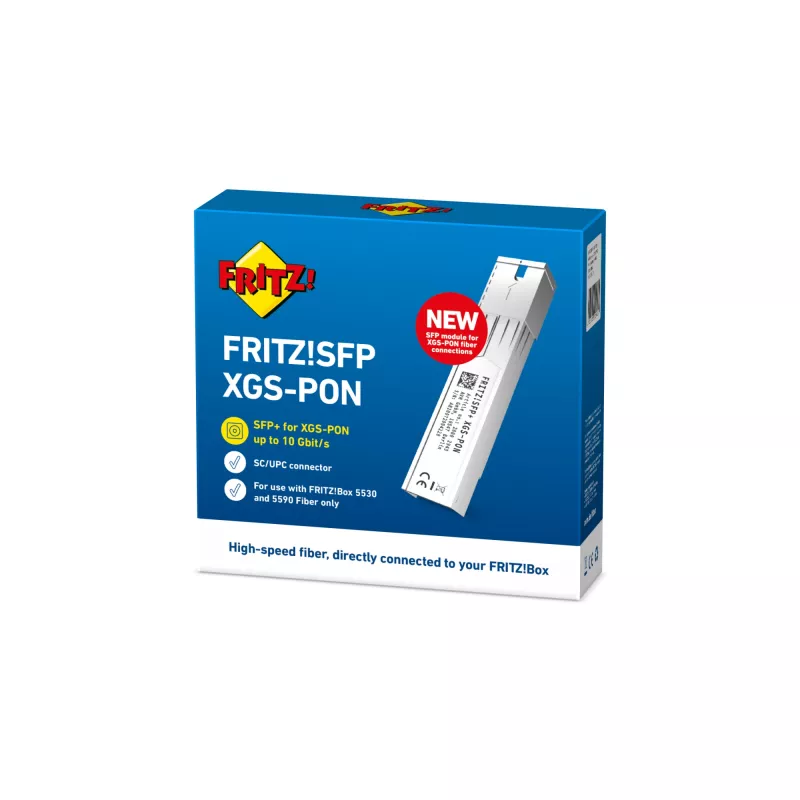 FRITZ! SFP XGS-PON Netzwerk-Transceivermodul Glasfaser 10000 Mbit/s