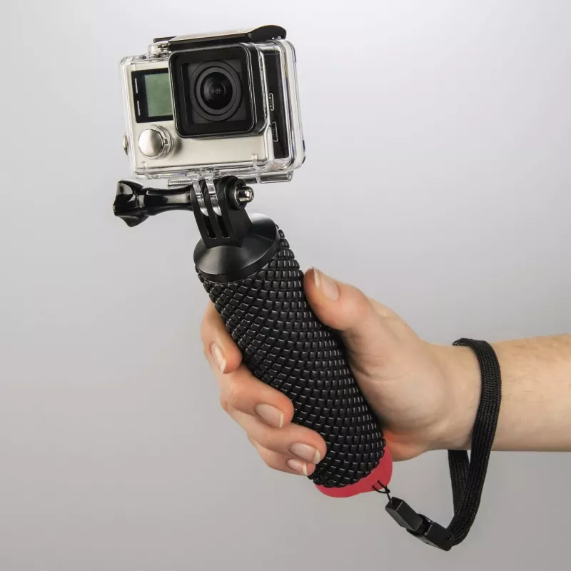Monopod Hama 00004458 1/4 Zoll Kunststoff Schwarz Rot Höhe 19 cm
